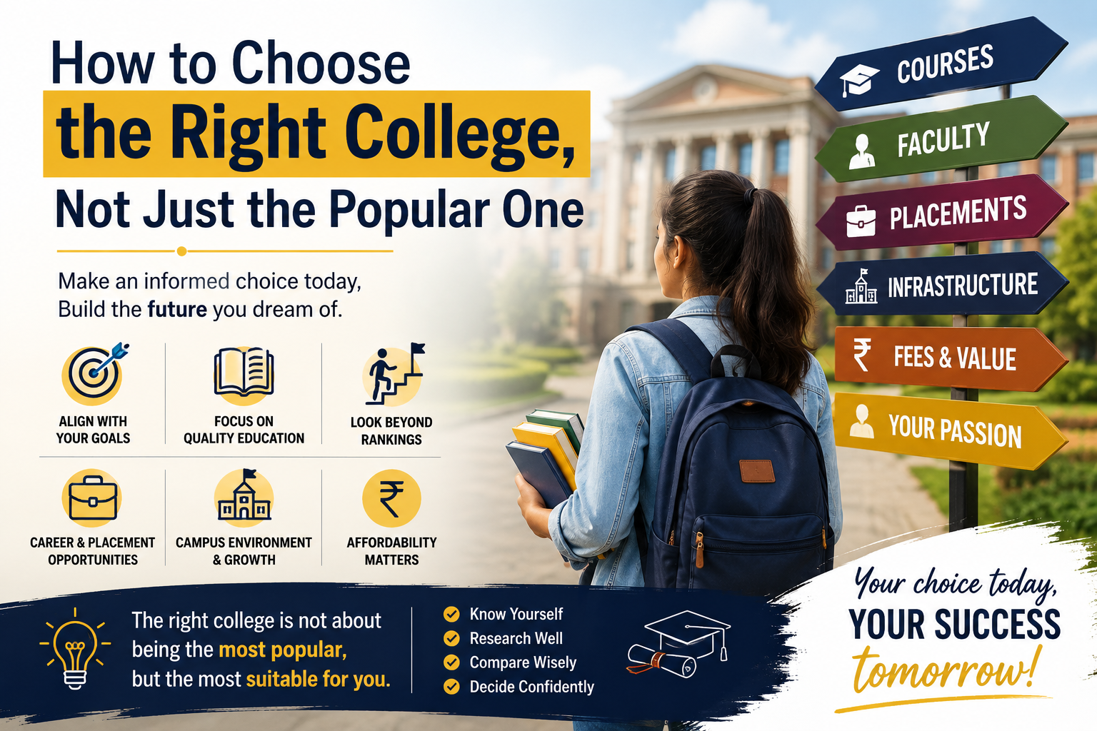 How to Choose the Right College, Not Just the Popular One