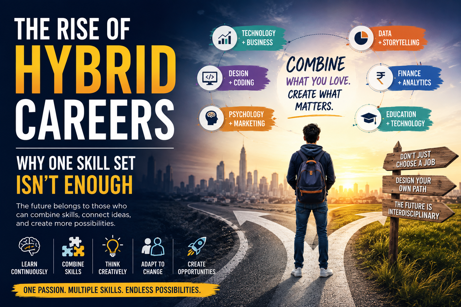 The Rise of Hybrid Careers: Why One Skill Set Isn't Enough